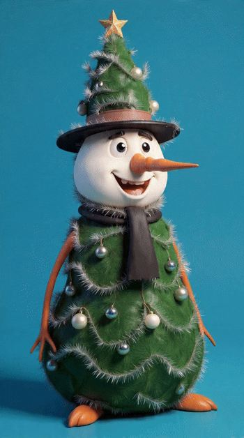 Happy snowman